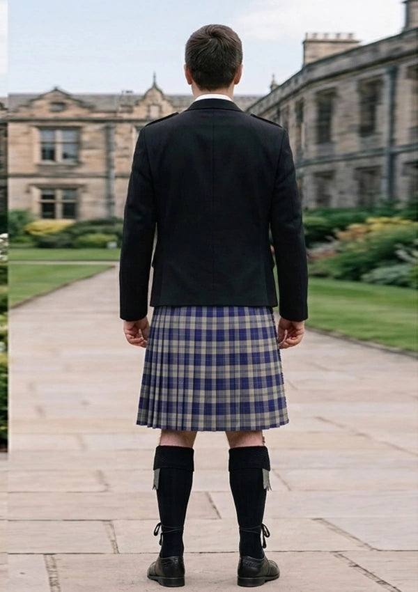 Traditional_Ailsa_Royal_Blue_Tartan_Kilt_and_Argyle_Jacket_Kilt_Outfit_back_image