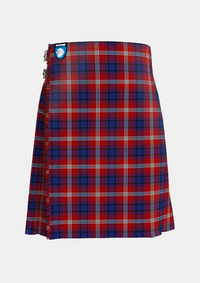 Traditional_Ainslie_Tartan_kilt_front_image_with_pleated_design_and_adjustable_buckles_for_men