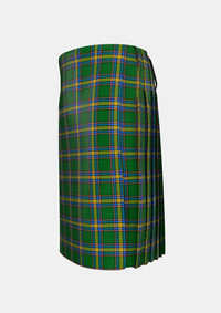 Traditional_Alberta_Tartan_kilt_left_image_with_pleated_design_and_adjustable_buckles_for_men