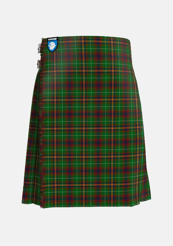 Traditional_Allen_Northumbrian_Tartan_3208_kilt_front_image_with_pleated_design_and_adjustable_buckles_for_men