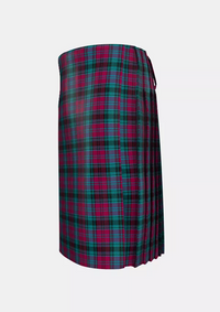 Traditional_Alma_College_Tartan_kilt_left_image_with_pleated_design_and_adjustable_buckles_for_men