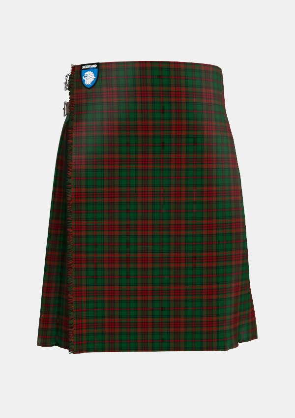 Traditional_Anderson_Coulson_Bonner_1_Tartan_1182_kilt_front_image_with_pleated_design_and_adjustable_buckles_for_men