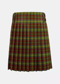 Traditional_Antrim_County_Crest_Range_Tartan_7448_kilt_back_image_with_pleated_design_and_adjustable_buckles_for_men