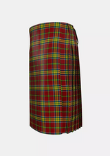 Traditional_Antrim_County_Crest_Range_Tartan_7448_kilt_left_image_with_pleated_design_and_adjustable_buckles_for_men