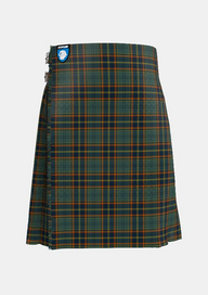 Traditional_Antrim_County_Tartan_kilt_front_image_with_pleated_design_and_adjustable_buckles_for_men
