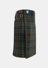 Traditional_Antrim_County_Tartan_kilt_right_image_with_pleated_design_and_adjustable_buckles_for_men