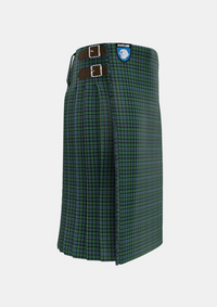 Traditional_Arbuthnott_Tartan_204_kilt_right_image_with_pleated_design_and_adjustable_buckles_for_men
