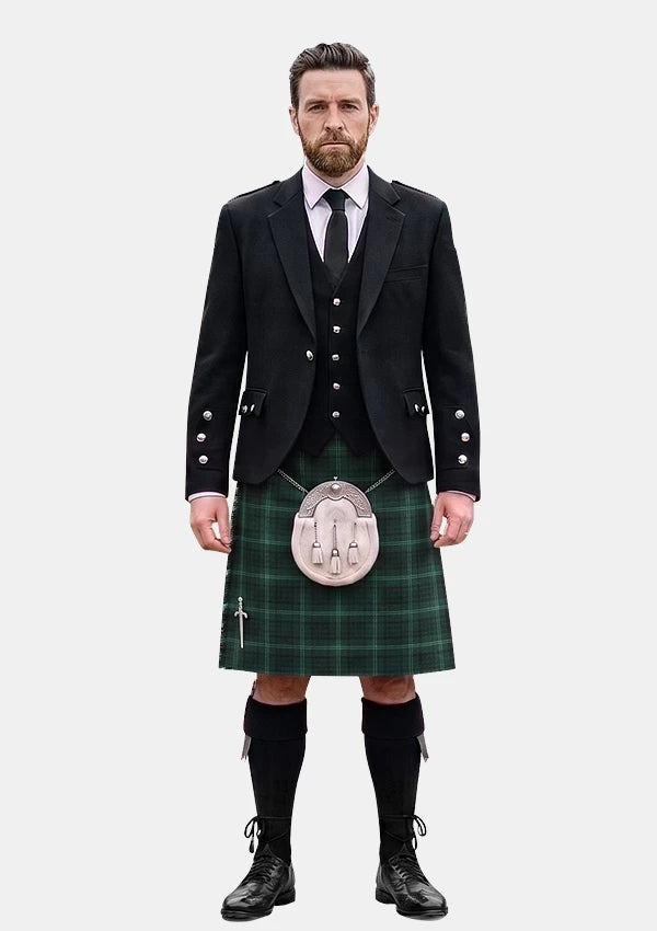 Traditional_Armagh_County_Tartan_2276_Kilt_and_Argyle_Jacket_Kilt_Outfits_front_image