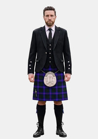 Traditional_Armstrong_Scottish_Tartan_Kilt_and_Argyle_Jacket_Kilt_Outfits_front_image