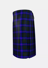 Traditional_Armstrong_Scottish_Tartan_kilt_left_image_with_pleated_design_and_adjustable_buckles_for_men
