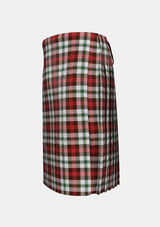 Traditional_Arnot_Tartan_kilt_left_image_with_pleated_design_and_adjustable_buckles_for_men