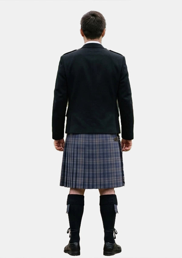 Traditional_Arran_Mist_tartan_11544_Kilt_and_Argyle_Jacket_Kilt_Outfits_back_image