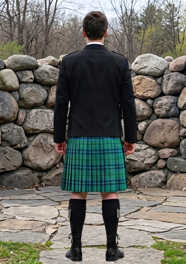 Traditional_Austin_Ancient_Tartan_Kilt_and_Argyle_Jacket_Kilt_Outfit_back_image