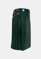 Traditional_Austin_Tartan_kilt_254_right_image_with_pleated_design_and_adjustable_buckles_for_men