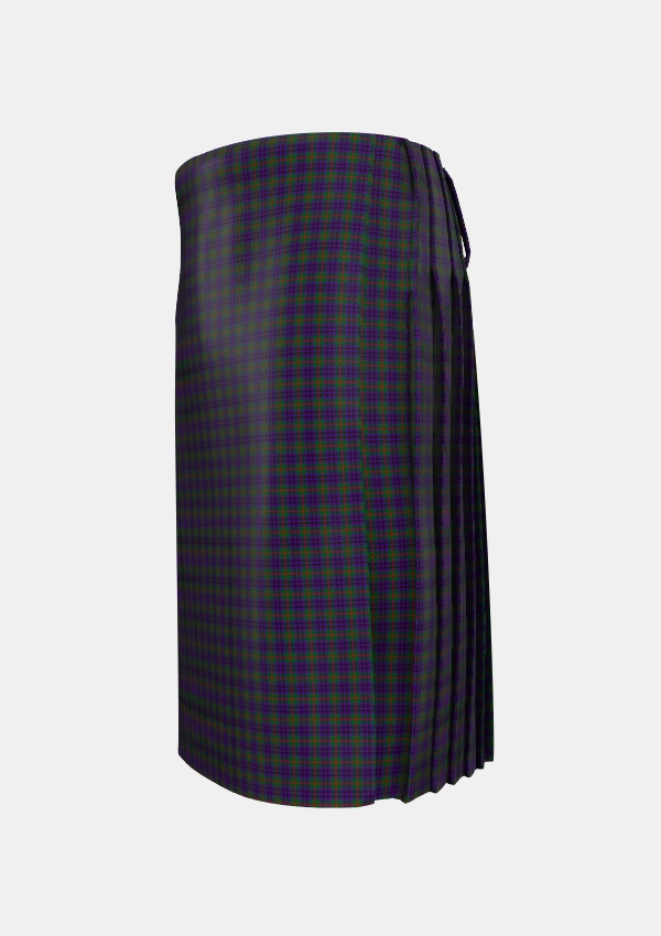 Traditional_Austin_Wilsons_No137_Tartan_269_kilt_left_image_with_pleated_design_and_adjustable_buckles_for_men