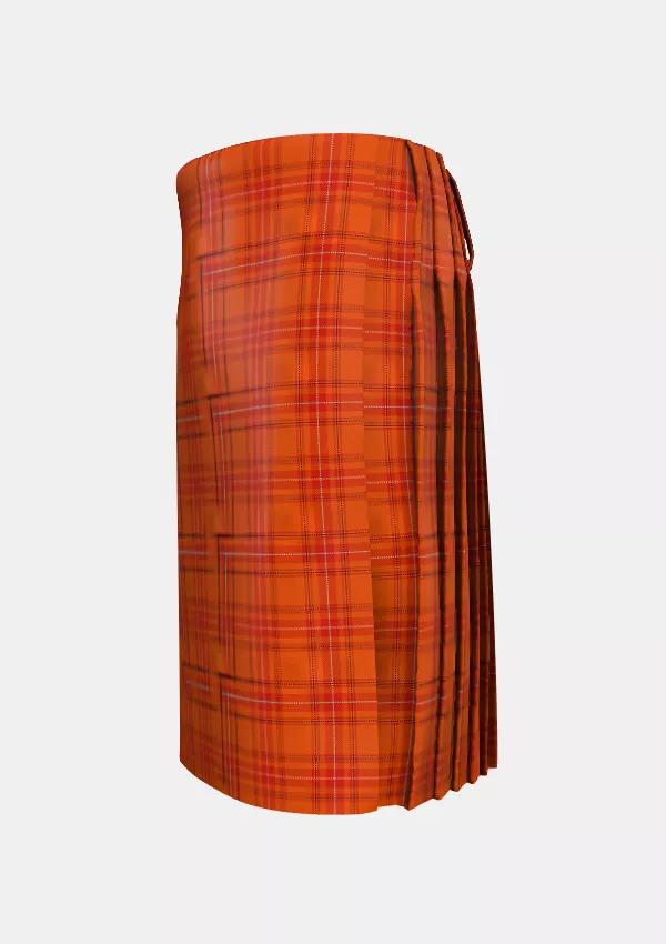 Traditional_Australia_Tartan_kilt_left_image_with_pleated_design_and_adjustable_buckles_for_men