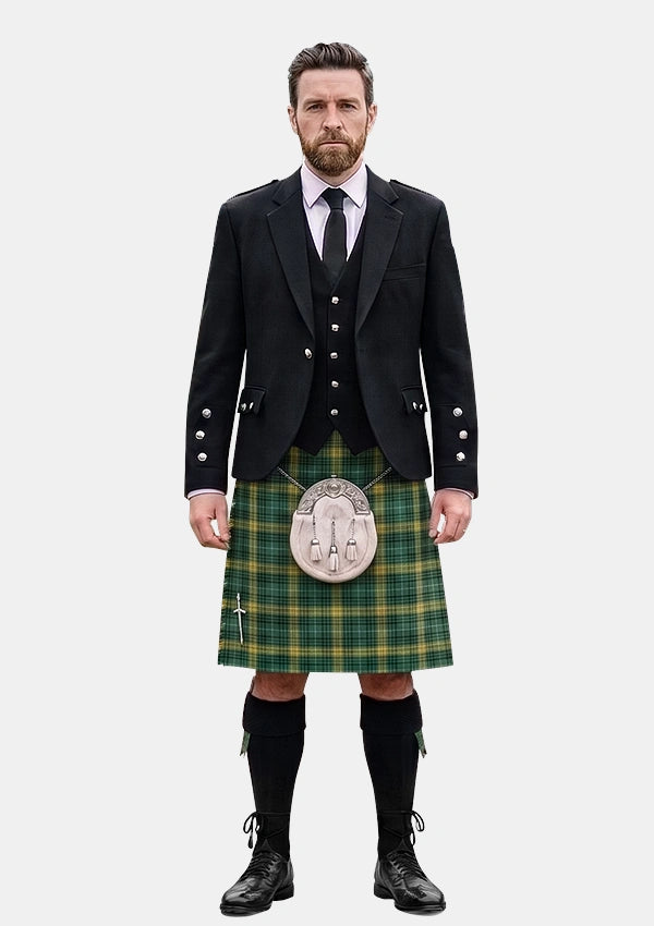 Traditional_Avalon_Calvert_Tartan_Kilt_and_Argyle_Jacket_Kilt_Outfits_front_image
