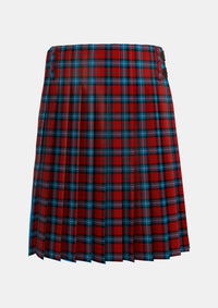 Traditional_Baillie_of_Polkemmet_Red_Tartan_1008_kilt_back_image_with_pleated_design_and_adjustable_buckles_for_men