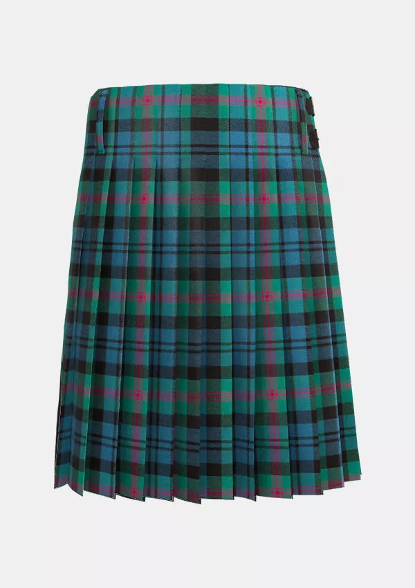 Traditional_Baird_Ancient_Tartan_kilt_back_image_with_pleated_design_and_adjustable_buckles_for_men