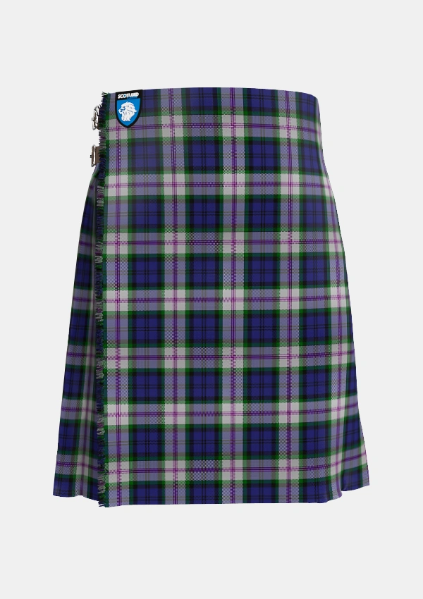 Traditional_Baird_Dress_Tartan_233_kilt_front_image_with_pleated_design_and_adjustable_buckles_for_men