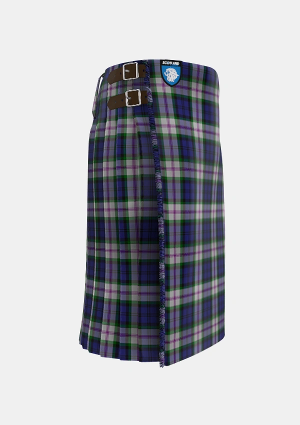 Traditional_Baird_Dress_Tartan_233_kilt_right_image_with_pleated_design_and_adjustable_buckles_for_men