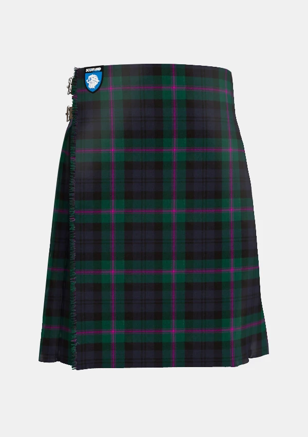 Traditional_Baird_tartan_front_image_with_pleated_design_and_adjustable_buckles_for_men