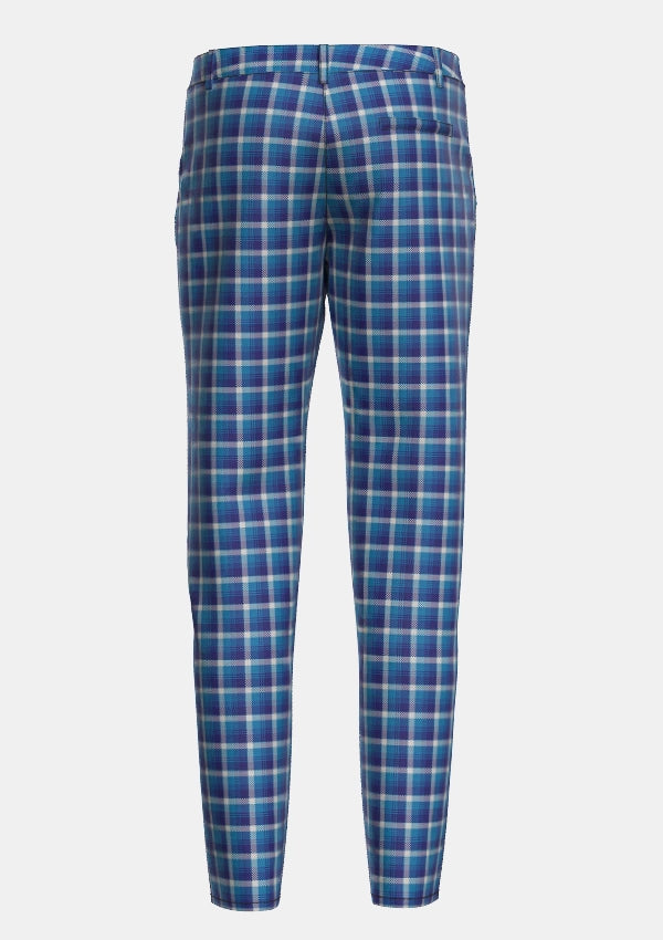 Bannockbane Light Blue Tartan Trouser