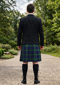 Traditional_Barnes_Hunting_Tartan_2244_Kilt_and_Argyle_Jacket_Kilt_Outfit_back_image