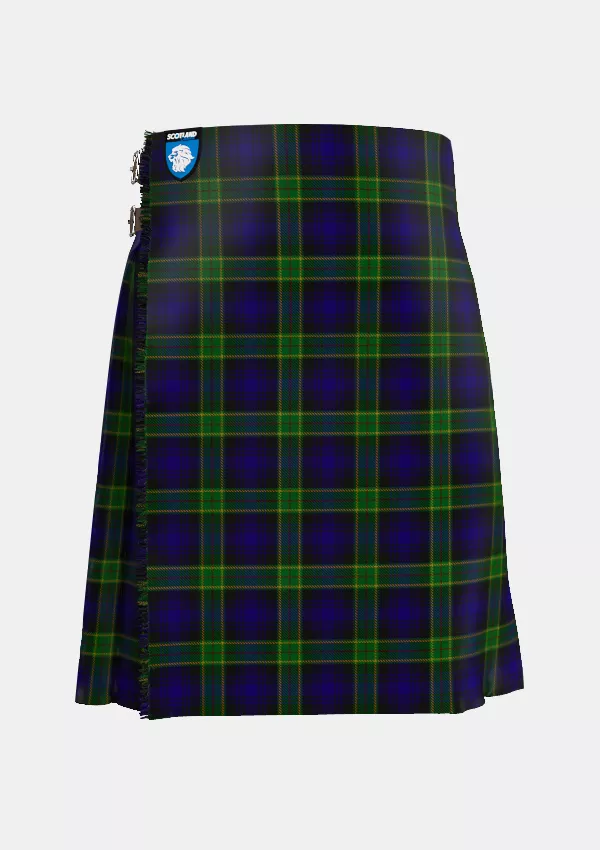 Traditional_Barnes_Hunting_Tartan_2244_kilt_front_image_with_pleated_design_and_adjustable_buckles_for_men