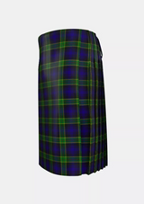 Traditional_Barnes_Hunting_Tartan_2244_kilt_left_image_with_pleated_design_and_adjustable_buckles_for_men