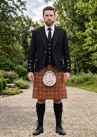 Traditional_Barnes_Karey_Tartan_12346_Kilt_and_Argyle_Jacket_Kilt_Outfit_front_image