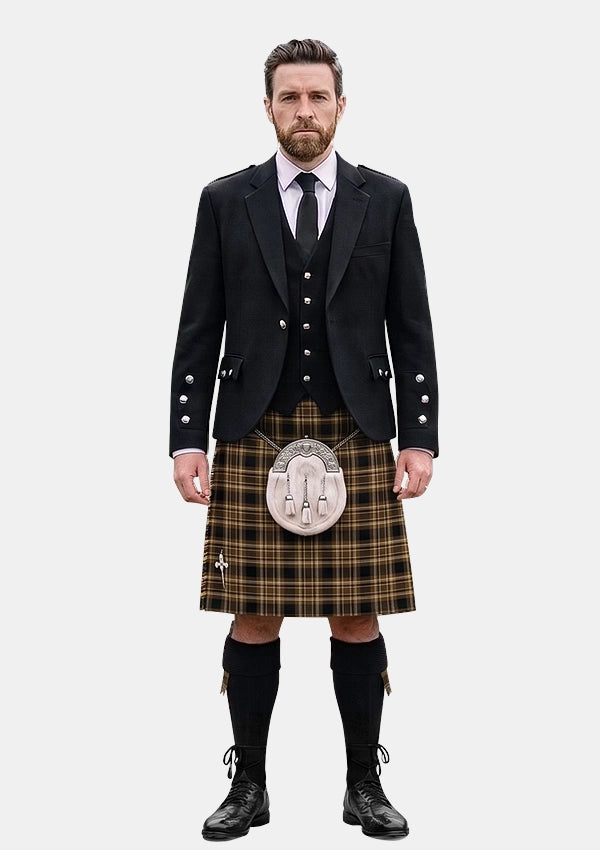 Traditional_Bear_Pride_Tartan_Kilt_and_Argyle_Jacket_Kilt_Outfits_front_image