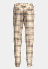 Beige Tartan Trouser