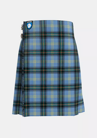 Traditional_Bell_of_The_Borders_Tartan_kilt_front_image_with_pleated_design_and_adjustable_buckles_for_men