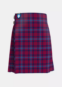 Traditional_Bennet_Tartan_3680_kilt_front_image_with_pleated_design_and_adjustable_buckles_for_men