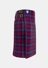 Traditional_Bennet_Tartan_3680_kilt_right_image_with_pleated_design_and_adjustable_buckles_for_men