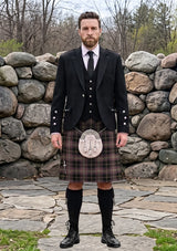 Traditional_Bird_Family_Tartan_10350_Kilt_and_Argyle_Jacket_Kilt_Outfit_front_image