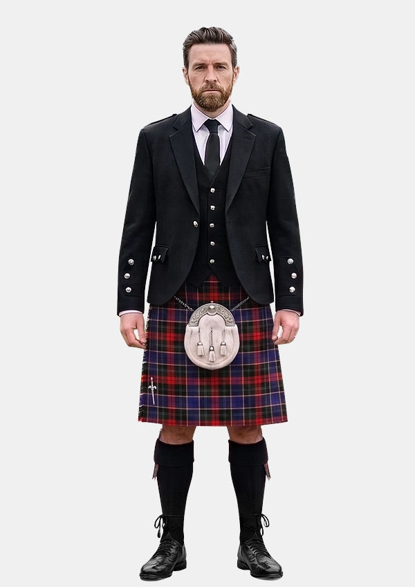Traditional_Bishop_Tartan_6798_Kilt_and_Argyle_Jacket_Kilt_Outfits_front_image