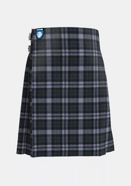 Traditional_Black_Scottish_National_Tartan_kilt_front_image_with_pleated_design_and_adjustable_buckles_for_men