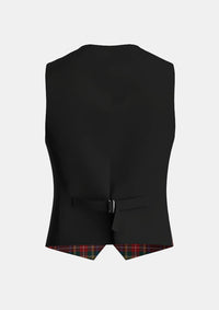 Black Stewart Tartan Waistcoat