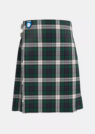Traditional_Black_Watch_Dress_tartan_kilt_front_image_with_pleated_design_and_adjustable_buckles_for_men