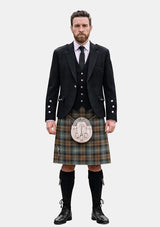 Traditional_Black_Watch_Weathered_Tartan_Kilt_and_Argyle_Jacket_Kilt_Outfits_front_image