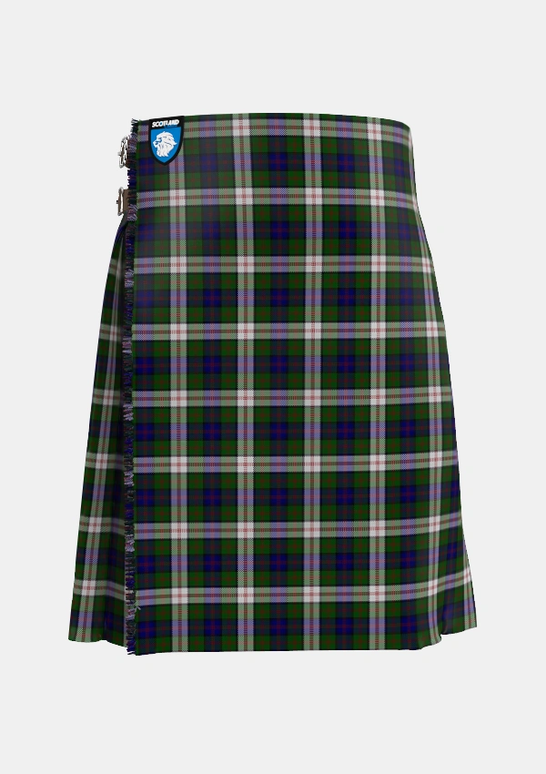 Traditional_Blair_Dress_Tartan_483_kilt_front_image_with_pleated_design_and_adjustable_buckles_for_men