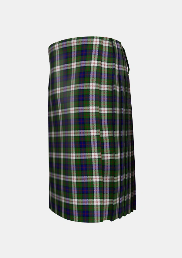 Traditional_Blair_Dress_Tartan_483_kilt_left_image_with_pleated_design_and_adjustable_buckles_for_men