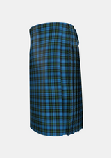 Traditional_Blanton_Tartan_4007_kilt_left_image_with_pleated_design_and_adjustable_buckles_for_men