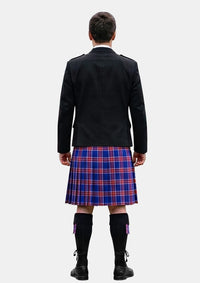 Traditional_Blue_Rust_Tartan_Kilt_and_Argyle_Jacket_Kilt_Outfits_back_image