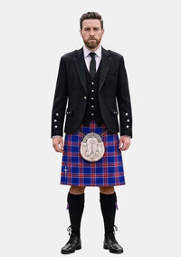 Traditional_Blue_Rust_Tartan_Kilt_and_Argyle_Jacket_Kilt_Outfits_front_image