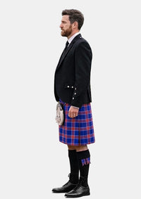 Traditional_Blue_Rust_Tartan_Kilt_and_Argyle_Jacket_Kilt_Outfits_left_image
