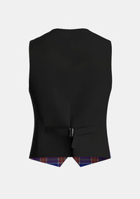 Traditional_Blue_Rust_Tartan_Waistcoat_back_image