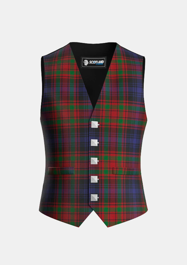 Traditional_Bonner_or_Bonnar_Tartan_285_Waistcoat_front_image